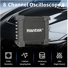 8ch Automotive Oscilloscope 12-bit Resolution