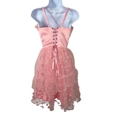Wicked x Hot Topic Glinda Dress | S | Pink Tulle | Butterflies | Fairy  Cosplay | eBay