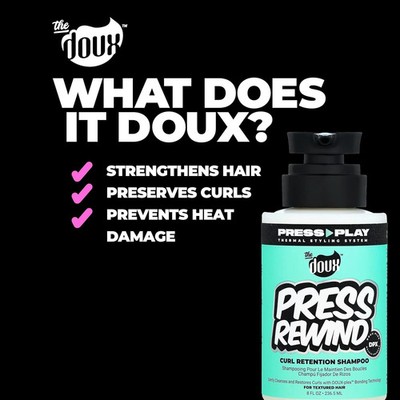 The Doux Press Rewind Curl Retention Shampoo 8 oz
