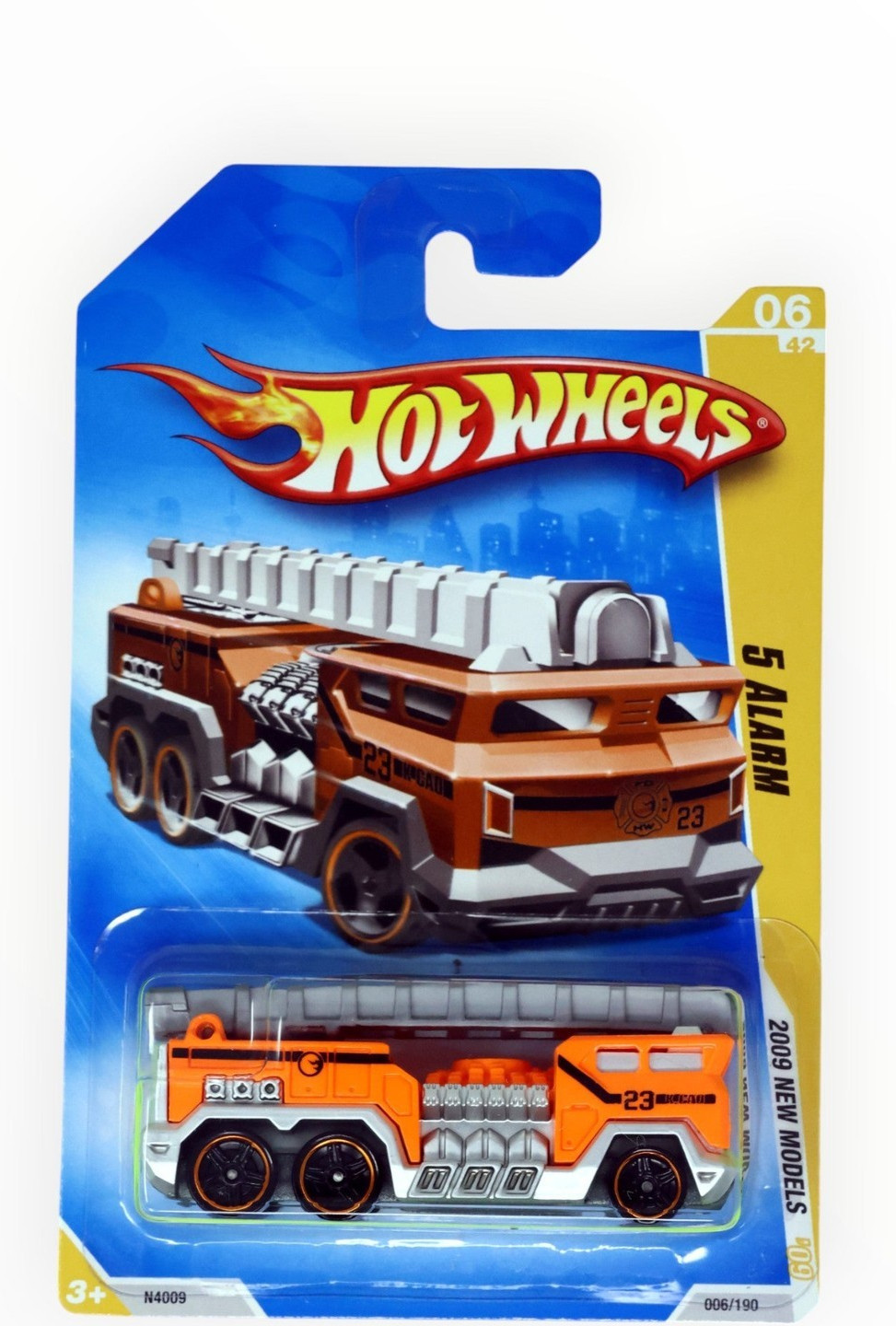 Hot Wheels 5 Alarm 6/190 - Orange - 2009 Mainline A
