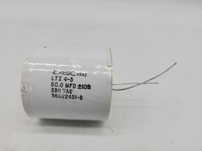 5x ASC 60uf 500Vdc (330Vac) LTI 4-5 Polypropylene Film Capacitor - 87% Off