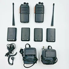 2 Seodon SED-8 Walkie Talkies 2 Way-Radios 16 Channel w/ Chargers & Accessories!