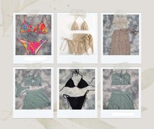 NEW Lot of 12 pc Womens Swimwear Halter Bikin...