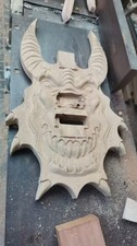 Niestandardowa gitara elektryczna Solidne ciało Krowa Czaszka Design Mahoń Body