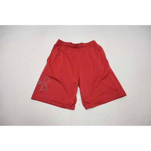 Under Armour HeatGear Basketball Shorts Herren Medium Rot Top Loose Fit Logo - Bild 1 von 6