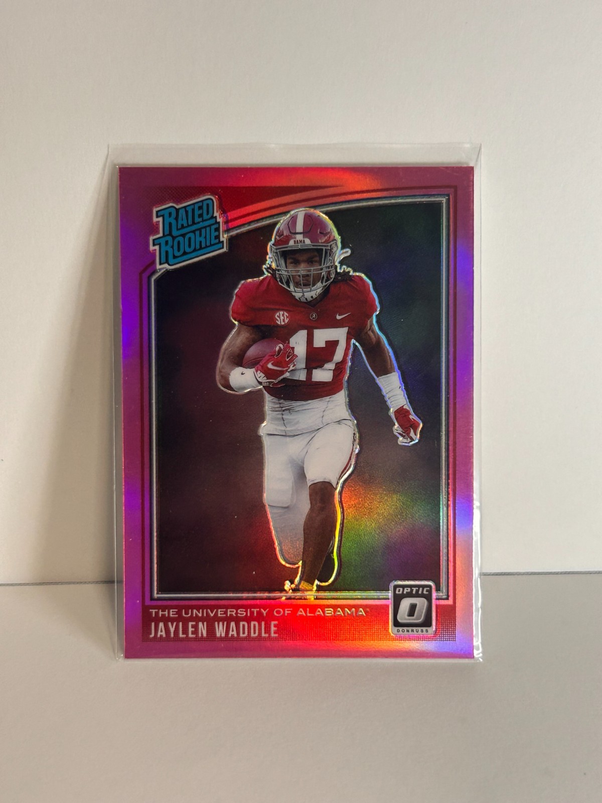 2021 Panini Chronicles Draft Picks - Donruss Optic Rated Rookie Jaylen Waddle RC