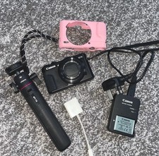 Canon G7x Mark ii Camera With Tripod , Battery , Battery Charger , USB Cable