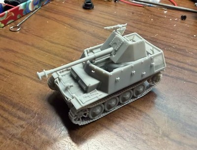 1/72 3d printed tank German Sd.Kfz. 132 Marder II D