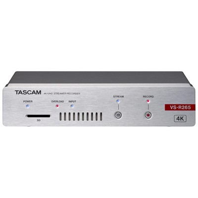 Tascam VS-R265 4K Video Streamer Encoder, Decoder & SD Recorder