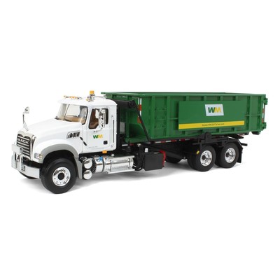 First Gear 1/34 Mack Granite MP Waste Management Roll-off Container 10-4305D
