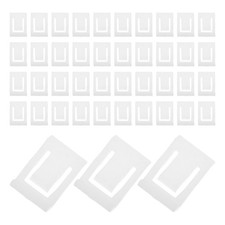  50 Pcs Door Hinge Doorstop Cabinet Hardware Angle Restriction Clip