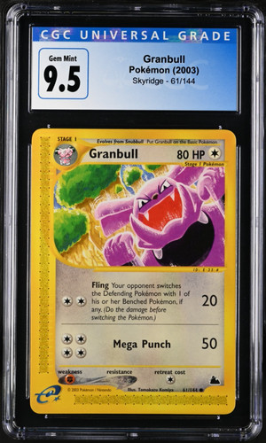 Granbull graded CGC 9.5 for sale on eBay