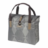 Hecktasche Fahrrad Seitentasche UmhäNgetasche Basil City Shopper Elegance Taupe