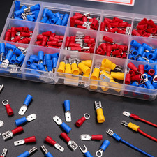 /Spade Crimp Connectors 2.8Mm/4.8Mm/6.3Mm Male and Female Spade Connector Kit...