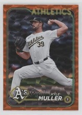 2024 Topps Update Orange Crackle Foilboard 93/299 Kyle Muller #US80 0j3x
