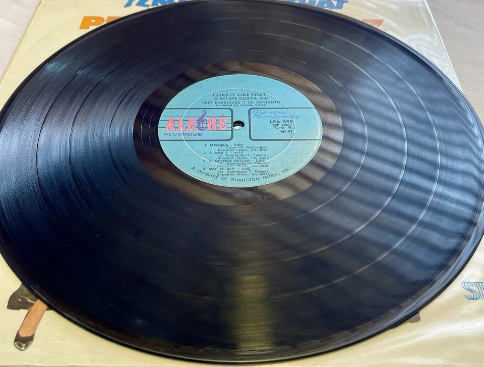 Pete Rodriguez ‎– I Like It Like That - Salsa Guaguanco Descarga - Alegre 1974 - Image 4 of 4