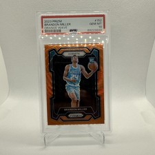 2023-24 Panini Prizm - Brandon Miller #152 Orange Wave Prizm /60 (RC)