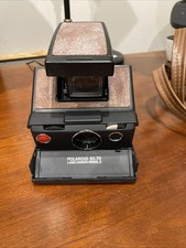 Polaroid SX  70 Land Camera Model  3 Black 1973 Early Production Folding SLR