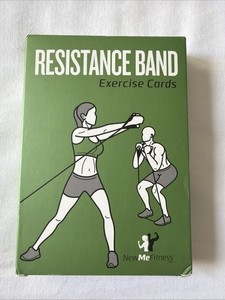 NewMe Fitness Resistance Band Exercise Cards Complete