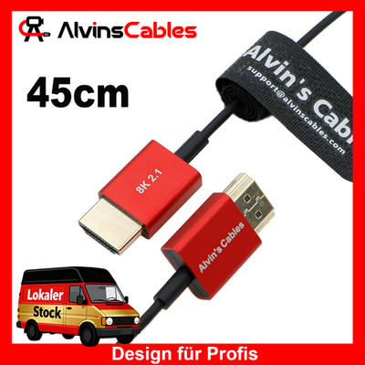 45CM 8K HDMI 2.1 Kabel 48 Gbps High Speed HDMI für Atomos Ninja V 4K 60P SYNC