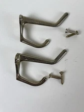 Brass Finish Cast Coat Robe Hat Towel Hooks TWO National 178-897 BPB160