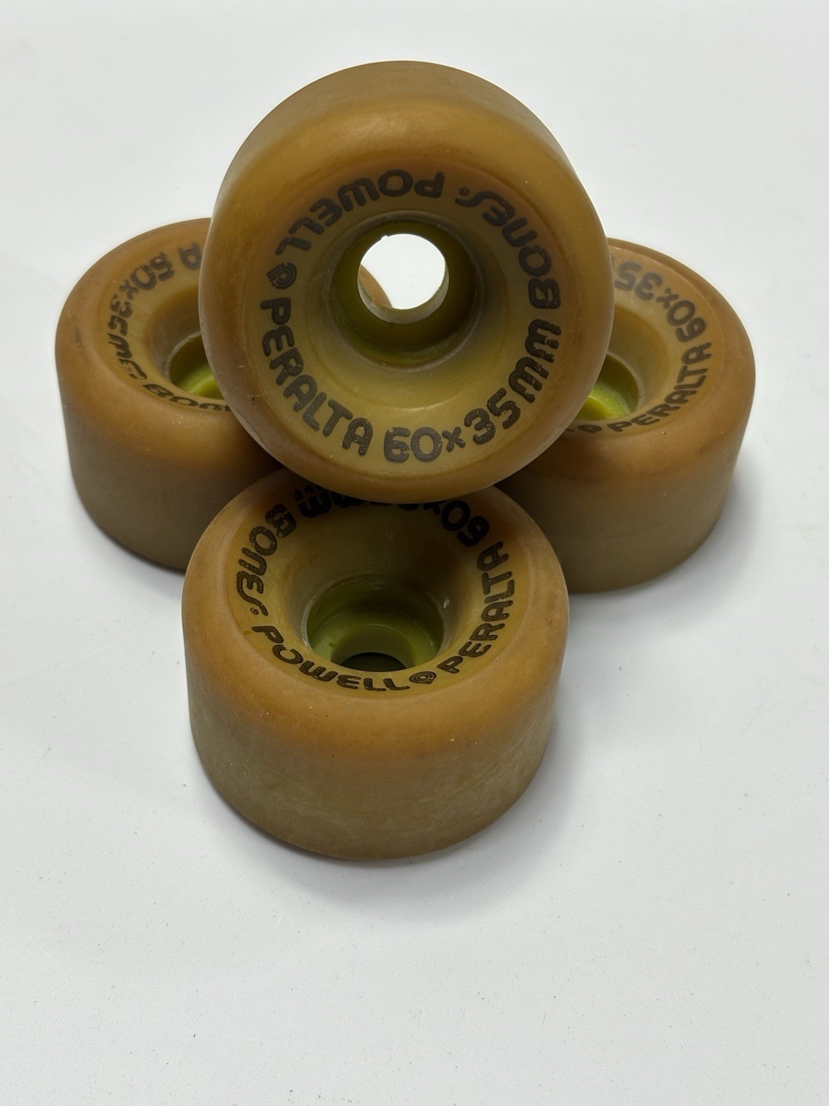 Vintage Powell Peralta Bones Skateboard Wheels 60mm X 35mm, 