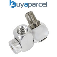 Image of Sealey SA900 Z-Swivel Air Hose Connector with Regulator 1/4"BSP 