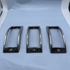 1948 1949 1950 Ford Pickup Truck F1 Parking Light Bezels Lot Of 3 1948 1949 1950 Ford Pickup Truck F1 Parking Light Bezels Lot Of 3