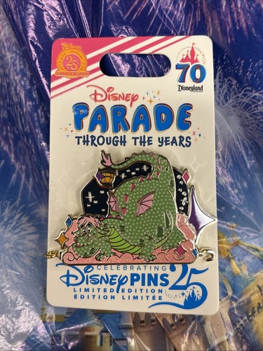 Disneyland 70th Parade Through the Years 2025 Elliot Dragon Limited Edition Pin