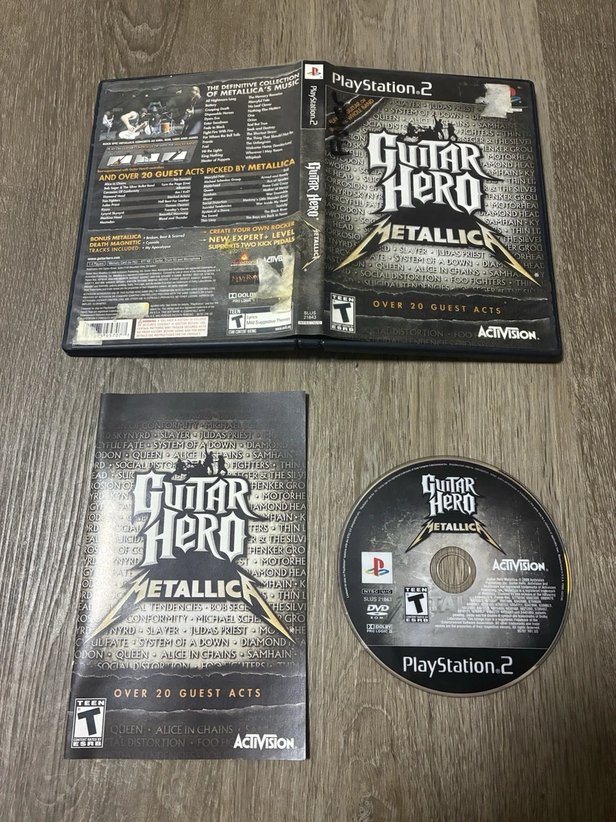 Guitar Hero Metallica PS2 Sealed Brand New