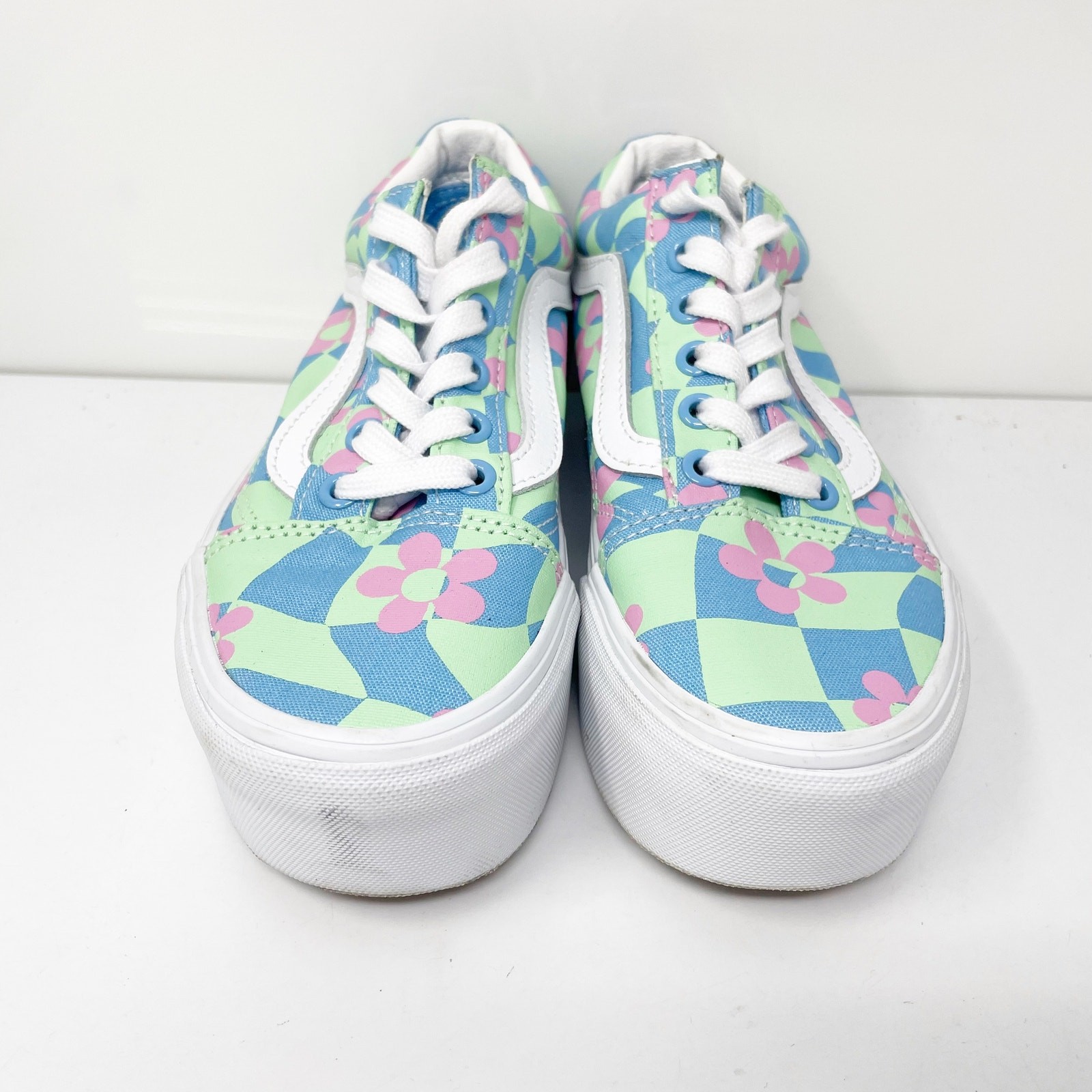 Vans Unisex Off The Wall 721356 Green Casual Shoes Sneakers Size M 4 W 5.5