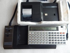 Computer tascabile vintage Casio FX-702P calcolatrice programmabile e FA-2, FP-10 Giappone