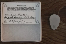 Kraken Skull StoneWash Aluminum 4 of 4 Ball Marker
