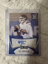 2021 Leaf Draft - Autographs K.J. Costello #BA-KJC (AU, RC)