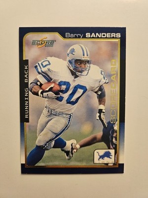 2000 Barry Sanders Score Scorecard 1261/2000 #69