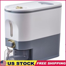 Rice Dispenser 11L Food Storage Container W/ Fresh Box Auto Dispenser BPA Free
