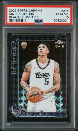 2025 Topps Nique Clifford Memorabilia (PSA 10)