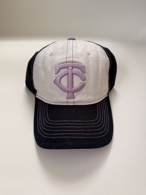 Minnesota Twins SGA Lavender Blue White Cancer Awareness Hat Cap