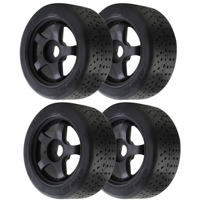 4Pcs 17mm Hex Wheel Rim Tires Tyres for ARRMA 1/7 INFRACTION 6S ARA109001 RC Car