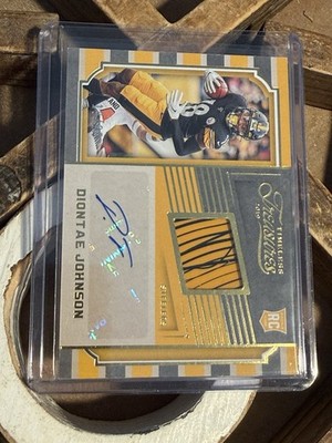 2019 Chronicles Timeless Treasures - Diontae Johnson RPA /25. NO TT11 Steelers
