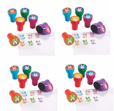 Emoji Face Bunny Stampers - 24 Count 4 Packs of 6