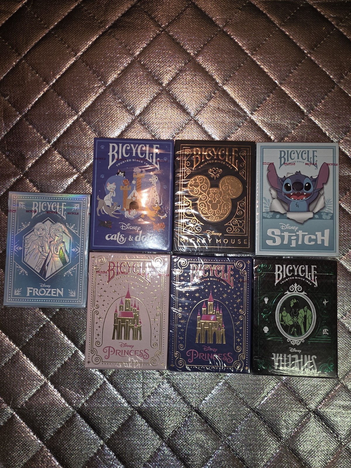 Disney Playing Cards Lot Of 7