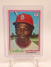 1978 Topps Lou Brock #170 Hall of Famer