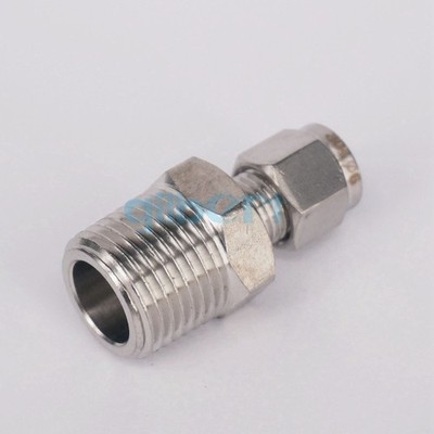 1/8'''' NPT Male -Fit Tube O/D 3mm 304 Stainless Compression Union Fittings *vy