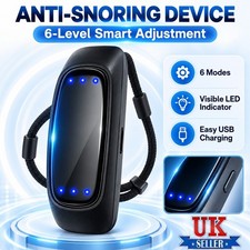Electric Micro Noise Anti Snoring Device Sleep Apnea Stop Snore Aid Stopper UK