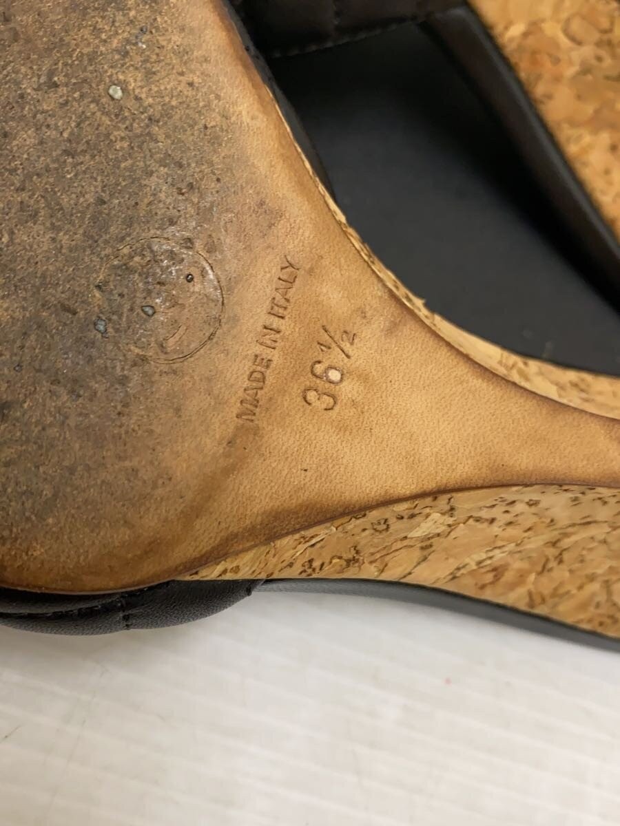 Chanel Matelasse Lambskin Mule Sandals Black Size 36.5 US About6.5 For Women thumbnail 8