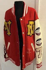 VALABASAS NWOT Red Varsity Letterman Jacket XL