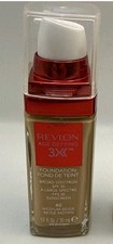 Revlon Age Defying 3X Liquid Foundation 40 Medium Beige 1 fl oz New