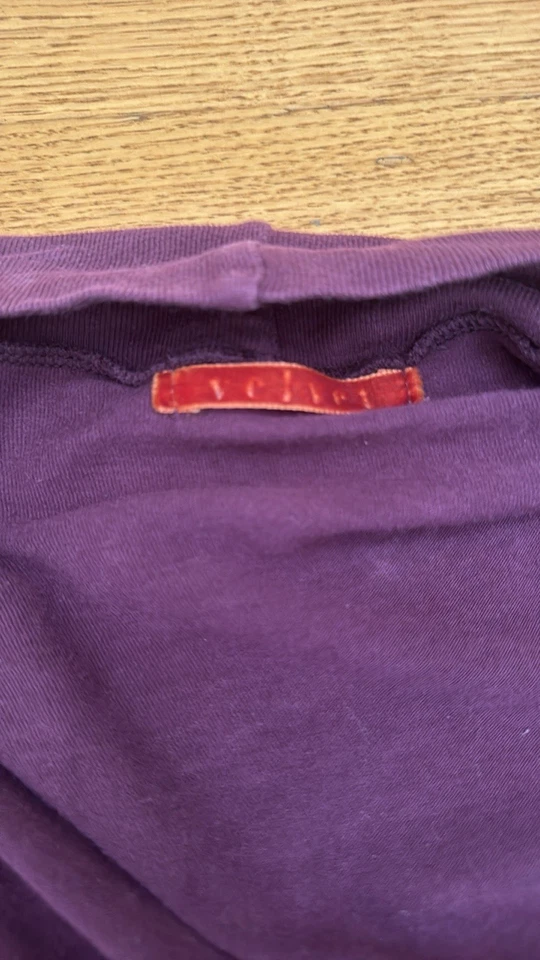 Cárdigan de terciopelo para mujer - púrpura profundo Foto 2 de 4