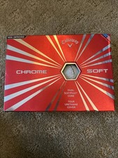 Callaway Chrome Soft Golf Balls - White Pack of 12